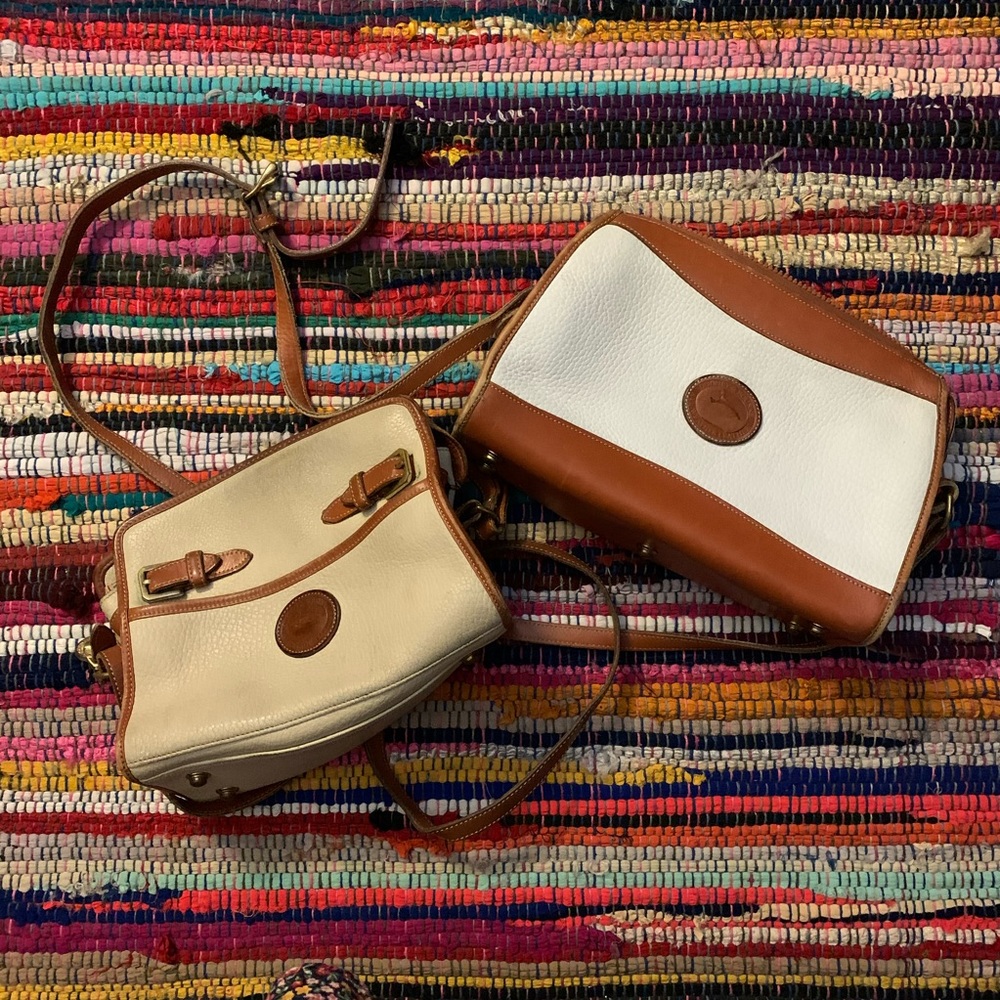 90’s vintage dooney & burke crossbody purses